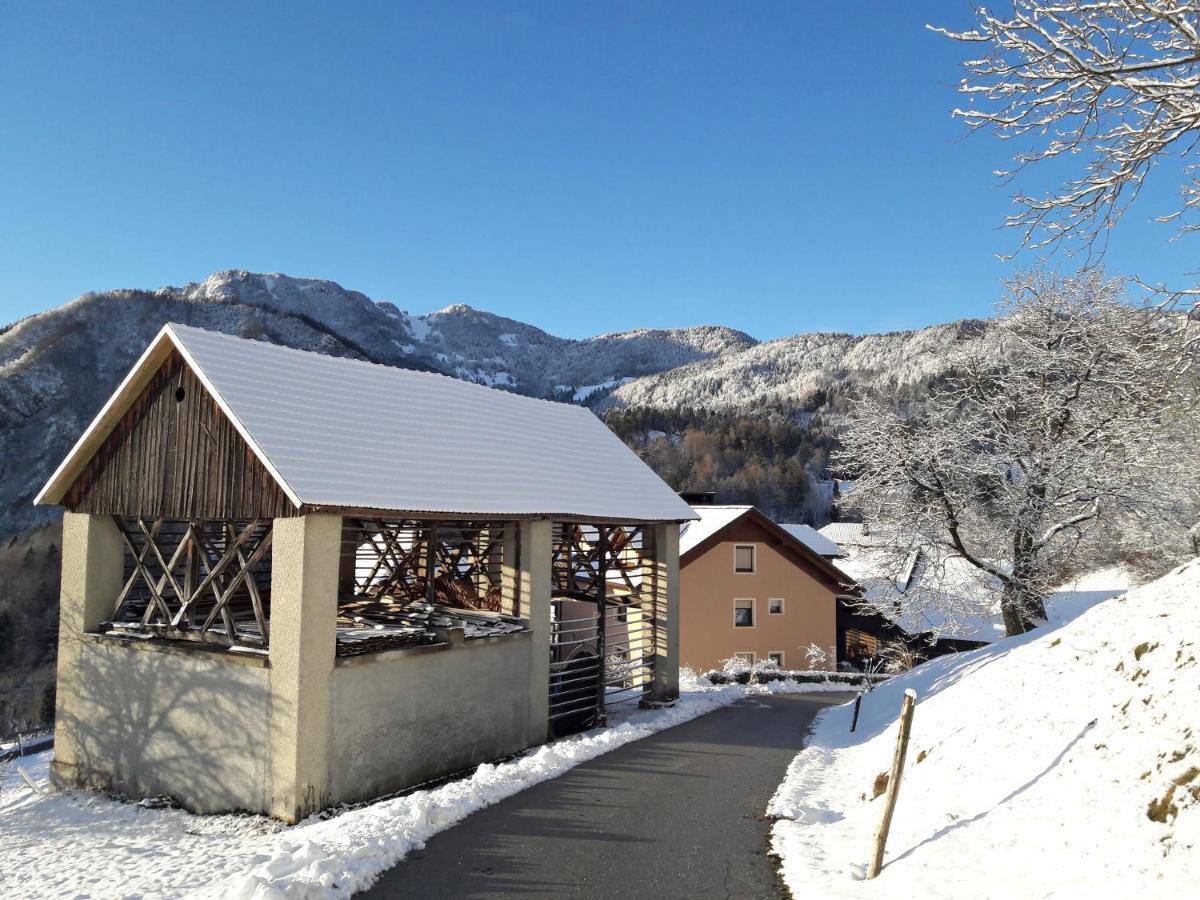 Ferienwohnung Kmetija Na Cendavs Cerkno Exterior foto